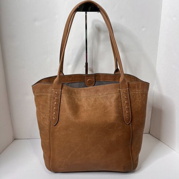 Frye Reed Full Grain Leather Tote EUC - Picture 10 of 12